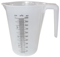 Jarro medidor - mola de 10 ml - 1 litro