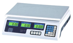 Digital table scale - up to 30 kg - power connection, battery and rechargeable