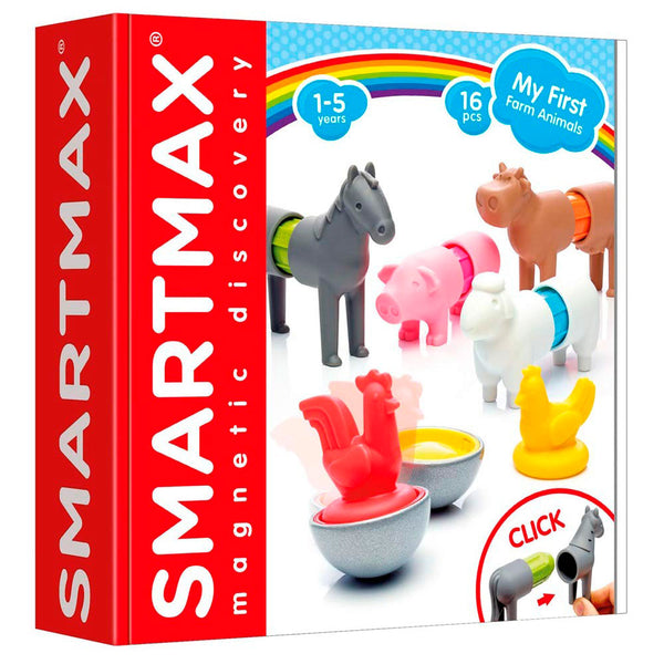 SmartMax- Meus primeiros animais de fazenda - Brinquedo magnético